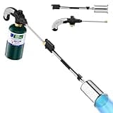 Sondiko Propane Torch Weed Burner, High Output 1,200,000 BTU Weed Torch Flamethrower, 30" Detachable Long Arm Heavy Duty Blow Torch with Flame Control For Garden, Wood, Ice, Snow, Stumps, Melting
