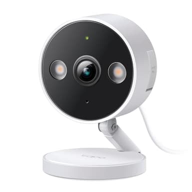 Tapo 2K+ Indoor/Outdoor Wired Security Camera - 2024 PCMag Editors' Choice, Person/Pet/Vehicle Detection, Baby Monitoring, Color Night Vision, Subscription-Free Local Storage or Optional Cloud, C120
