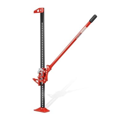DNA Motoring 48'' Universal Farm Jack 3 ton 6600lbs Capacity Utility High Lift Farm Jack Ratcheting Off Road Jack for Car Truck Tractor SUV ATV UTV TOOLS-00765