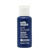 milk_shake Cold Brunette Blue Shampoo for Brunettes with Special Blue Pigments for Light Brown or Dark Blonde Hair SLES and Paraben Free - 1.7 Fl Oz (50 ml)