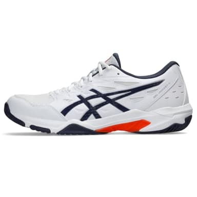 ASICS Men's Gel-Rocket 11 Indoor Sport Shoes, 12, White/Indigo Fog
