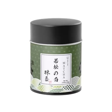 HAYASHIYA Matcha Powder - Wakamatsu - Kyoto Uji Ceremonial Grade, First Harvest Authentic Japanese Matcha Green Tea Powder (30g / 1.06oz)
