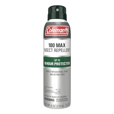 Coleman 100 Max 100% DEET Insect Repellent Spray - 4 oz