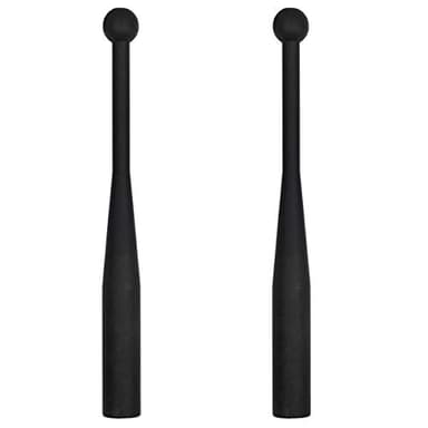 Logest Steel Mace Exercise Club - Heavy Duty Steel Indian Clubs Perfect for Strength Training and Rehabilitation Improves Grip and Full Body Workouts Available in 5 10 15 Pounds Heavy Steel Club