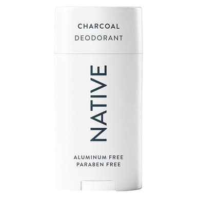 Native Deodorant | Natural Deodorant for Men, Aluminum Free with Baking Soda, Probiotics, Coconut Oil and Shea Butter | Charcoal