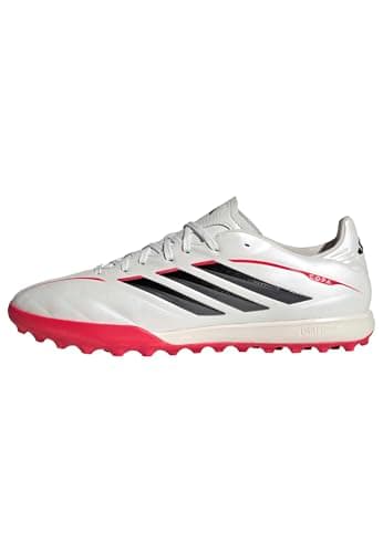 adidas Unisex-Adult Copa Pure Iv League Turf, Zero Metallic/Black/Lucid Red, 10