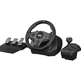 PXN V9 Gaming Steering Wheel, 270/900 Degree with Pedals and Shifter for Xbox One, Xbox Series S/X,PC, PS4, PS3, Switch