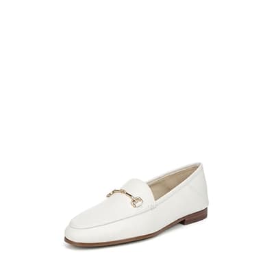 Sam Edelman Women's Loraine Loafer, Bright White Leather, 7.5