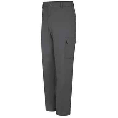 Red Kap Men's Industrial Cargo Pant - Breathable Work Pants, Wrinkle Resistant Design Fights Fading & Stains, Charcoal, 36W x 30L