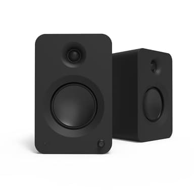Kanto REN 200W Powered Speaker System with HDMI ARC Input for TV & Home Theater | USB-C and Bluetooth 5.3 | High/Low Pass Filter | Pair | Matte Black