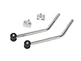 Medline Freedom Plus Lightweight Bariatric Transport Chair Rear Anti-Tip Device - Ensures Stability and Safety - 1 Pair