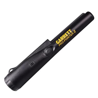 Garrett Pro-Pointer II Metal Detector Pinpointer – 360° Detection, LED Flashlight, Waterproof Tip, Fast Retune, Lost Alarm, Includes Holster & Battery