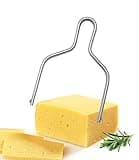 Cheese Slicer & Cheese Cutter Stainless Steel Cheese Slicers with Wire | Cheese Slicer for Block Cheese Wire 1 Pcs