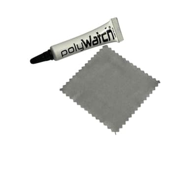 Polywatch Poly Watch Plastic Crystal Glass Polish & Scratch Remover Repair Tool with Blue Cloth