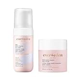 Evereden Kids Happy Face Duo (Cool Peach) - Multi-Vitamin Kids Face Wash & Cream Set - Clean, Vegan Skin Care for 3+ - Moisturizing, Nourishing, Protective