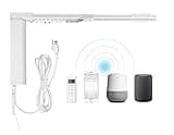 Homesupplier Smart Curtains, Remote Control Curtain Rod, WiFi Control, Compatible with Alexa, Google Home, Varied Length (13 ft Rod)