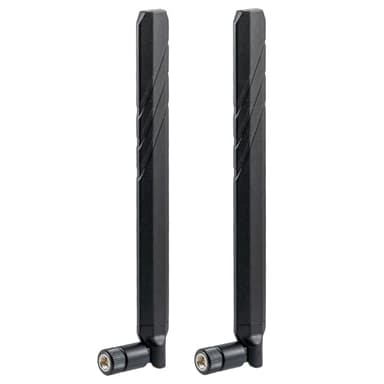 4G LTE 5G CBRS Antenna, 600-6000MHz Wide-Band, 10dBi SMA Male Connector, 2-Pack,Eifagur