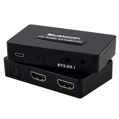 HDMI Bluetooth Audio Extractor Splitter HDMI 2 HD/Spdif/3.5MM Audio Adapter Dolby/DTS with BT for HDTV Amplifier Earphone