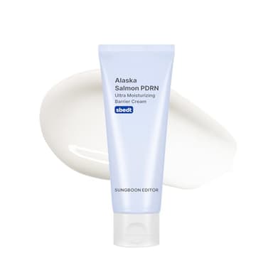 SUNGBOON EDITOR Alaska Salmon PDRN Ultra Moisturizing Barrier Cream, Korean Face Moisturizer with Alaska PDRN & Ceramide, Hydration & Anti-Aging for Aged Skin, Korean Skincare, 1.69 fl oz