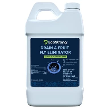 Fruit Fly Drain Treatment | Drain Fly Eliminator | Eliminates Gnats, Sewer Flies and More - Works in All Drains - 64 Fl Oz