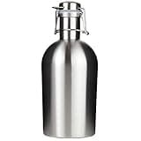 Trenton Gifts Stainless Steel Leak Proof Flip Top Growler | Holds 2 Liters!