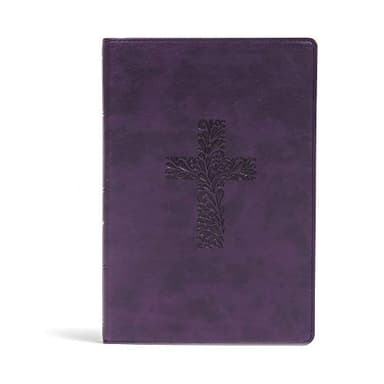 KJV Rainbow Study Bible, Purple LeatherTouch, KJV Holy Bible, Black Letter, Pure Cambridge Text, Color Coded, Bible Study Helps, Reading Plans, Full-Color Maps, Easy to Read Bible MCM Type