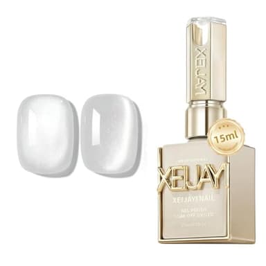 Xeijayi Magnetic Cat Eye Gel Nail Polish 15ml – Ice Crystal Effect – Soak-Off UV/LED, Quick Dry, Long-Lasting, Self-Leveling, High-Shine – Salon Quality Nail Art – Magnet Not Included