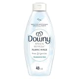 Downy Rinse & Refresh Free & Gentle Laundry Odor Remover and Fabric Softener, Fragrance Free, 48 fl oz, No Dyes or Heavy Perfumes