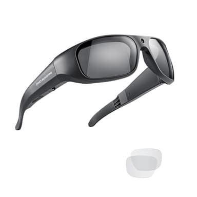 OhO Smart Camera Glasses, Full HD 1080P Polarized Sunglasses with 32GB Built-in Memory for Outdoor Sport, Men/Women