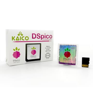Kaico Edition DSPico DS Flash Cart / DS Flash Card (R4 Upgrade) for Nintendo DS & DSi – Includes 8GB Micro SD – LNH Team Open-Source Design, RP2040 MCU Powered, Dual Power, 6MB/s SD Read, DS Mode & Pico Launcher Support