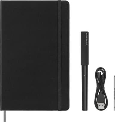 Moleskine Smart Writing Set with Improved Battery – 2024 Edition | Smart Notebook & Smart Pen for Digital Note-Taking | Works Notes App Smart Notebooks Only