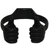 Honsky Thumbs-up Cell Phone Stand Holder, Tablet Stand Cradle for Desk Desktop Smartphone Cellphone Mobile Phone Tablets – Universal Adjustable Flexible, Black