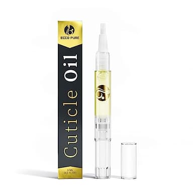 Cuticle Oil Pen with Vitamin E – Nail & Cuticle Moisturizing Oil – Mess-Free Brush Pen for Dry Cuticles & Nails – Manicure & Pedicure Nail Care