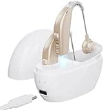 Hearing Aids Hearing Amplifiers for Seniors Rechargeable with Noise Cancelling Hearing Aid Loss Amplifier Seniors and Adults Charging Case Volume Control