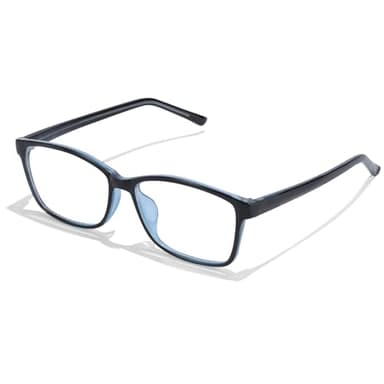 IGnaef Real Glass Reading Glasses with Clear Real Glass Lenses Blue Light Blocking UV Protection IF5189