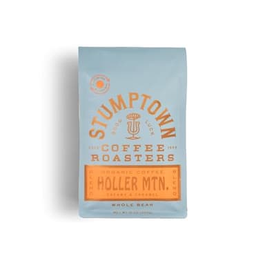 Stumptown Coffee Roasters, Medium Roast Organic Whole Bean Coffee, 100% Arabica Coffee - Holler Mountain 12 Ounce Bag with Flavor Notes of Citrus Zest, Caramel and Hazelnut