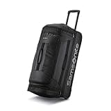Samsonite Andante 2 Wheeled Duffel Bag – 28-Inch Durable Rolling Luggage with Inline Skate Wheels, Push-Button Handle & Spacious Compartments – Travel-Friendly and Lightweight - All Black