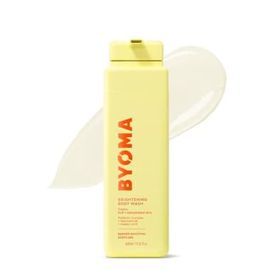 BYOMA Brightening Body Wash - Creamy Formula with Niacinamide & Azelaic Acid for Dull, Dehydrated Skin - Brightens & Evens Tone - Skin Barrier Repair - 16.9 Fl. Oz