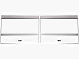 H2Pro 36" Glass Canopy, 2PCS Set ONLY FITS SEAPORA & DEEP Blue & Aquarium Masters Brand 40gal Breeder (16.93 x 16.54 x 0.16in) (S36GT)