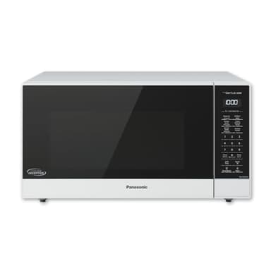 Panasonic NN-SN75LW cu.ft Cyclonic Inverter Countertop Microwave Oven 1250Watt Power with Genius Sensor Cooking, 1.6 cft, White