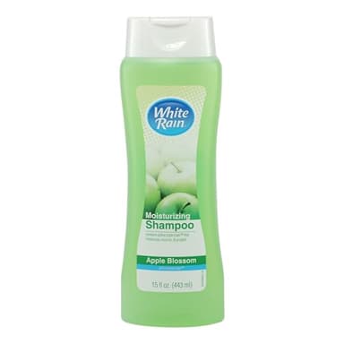 White Rain Moisturizing Shampoo - Apple Blossom Scent, 15 fl oz, Hydrating Shampoo for Men & Women, Paraben-Free & Cruelty-Free with White Lily, Green Tea, Rice Protein & Apple Fruit Extract