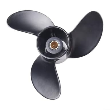 7.8 x 8 Pitch Aluminum Outboard Propeller, For Tohatsu 4–6HP, For Nissan 4–6HP, For Mercury 2‑Stroke 5HP, For HANGKAI 2‑Stroke 6HP, For Hyfong 4–6HP, 3 Blade Propeller, Boat Propeller