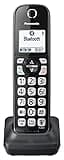 Panasonic Cordless Phone Handset Accessory Compatible with KX-TGD66x Series Cordless Phone Systems - KX-TGDA66M (Metallic Black)