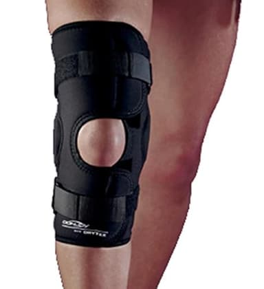 DonJoy Drytex Sport Hinged Knee Brace – Breathable, Adjustable Support for Ligament Injuries (Large)