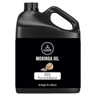 Naturevibe Botanicals Moringa Oil 32 Ounces | 100% Pure and Natural | Great for Skin Care and Hair Care