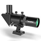 Dianfan Finderscope,Right-Angle 6x30 Correct-Image Optical Finderscope - Enhanced Viewing for Telescopes,Fully Multi-Coated Optics, Adjustable Bracket, Ideal for Astronomy Enthusiasts