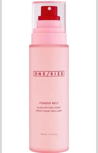 ONE/SIZE Powder Melt Setting Spray (100mL / 3.4 oz), Glass