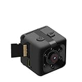 Mini Spy Camera with Audio & Video, 1080P Mini Hidden Camera, Portable Small HD Nanny Cam, Mini Spy Cams with Night Vision & Motion Detection, Indoor, Outdoor, Tiny Security Camera, Home, Office