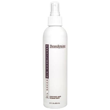 Brandywine Wig Conditioner, Oil Sheen Non Greasy Hair Spray for Hairpieces, Synthetic & Natural Hair Wigs - 8 Fl Oz