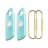 Safe Sound Personal Alarm, 2 Pack 140db Siren, Strobe Light Key Chain, Safety Devices for Women, Men, Children, Elderly